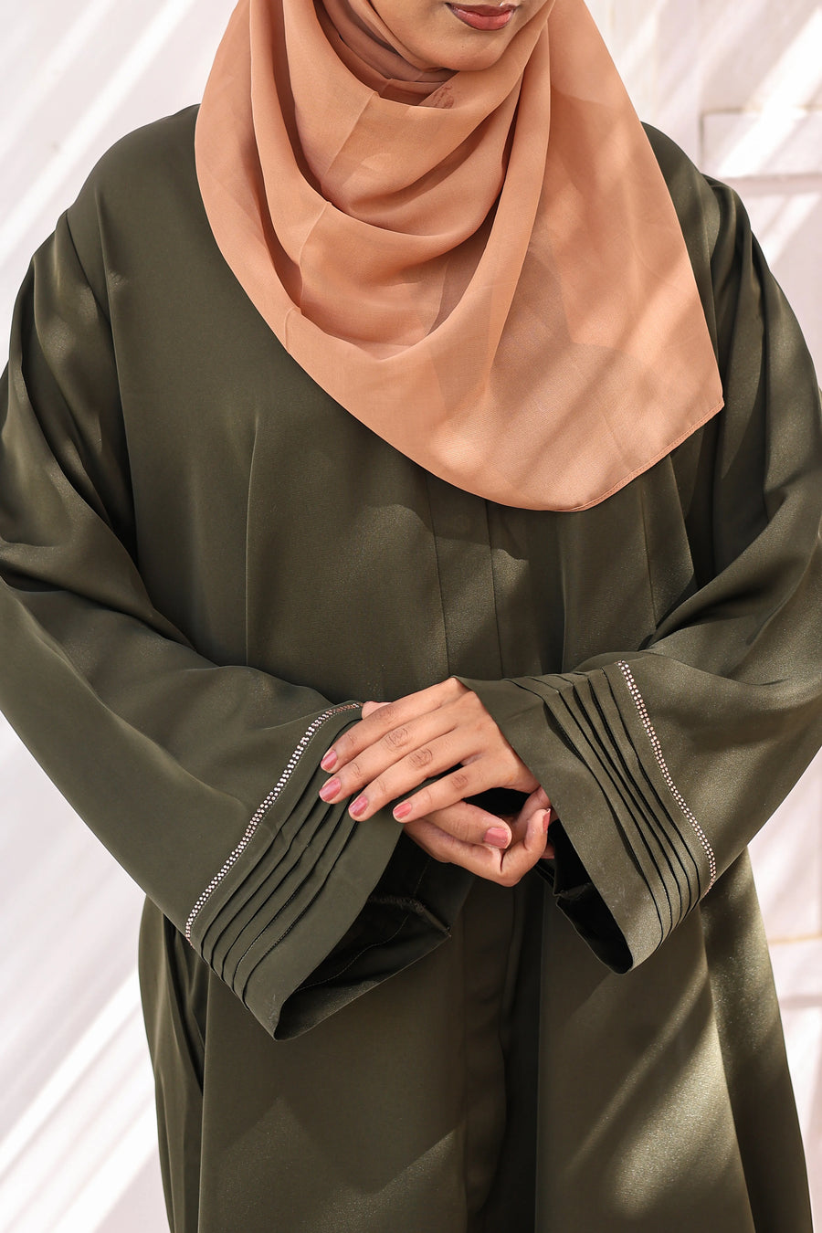 Zaynab Abaya - Olive Green