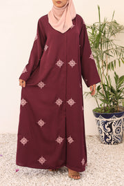 Zahra Abaya - Maroon