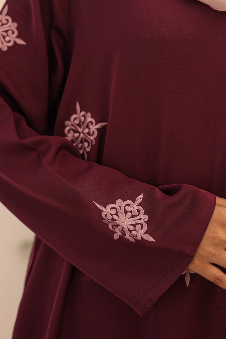 Zahra Abaya - Maroon