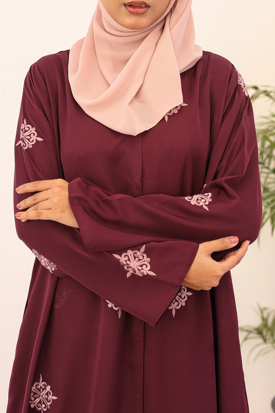 Zahra Abaya - Maroon