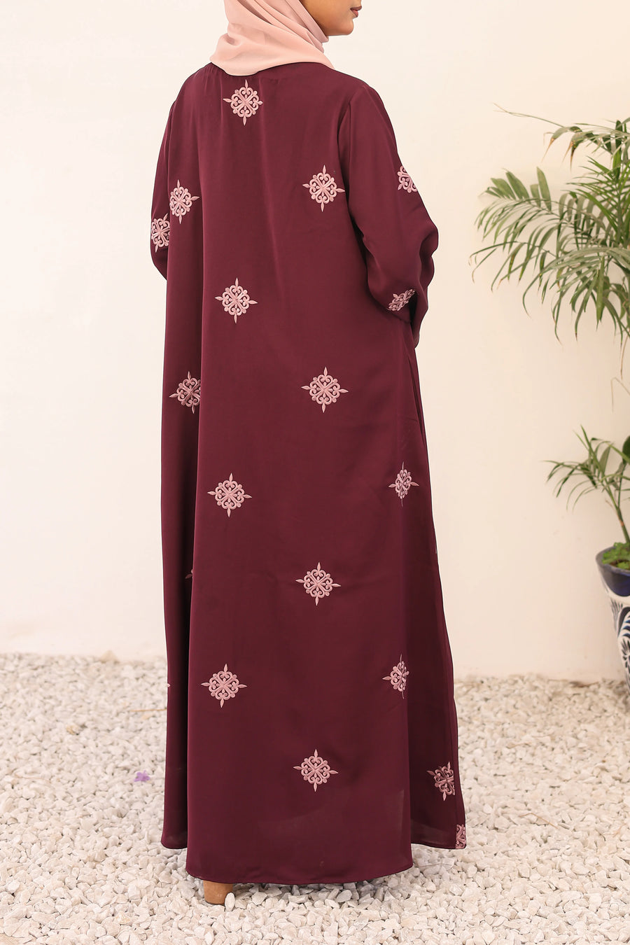 Zahra Abaya - Maroon